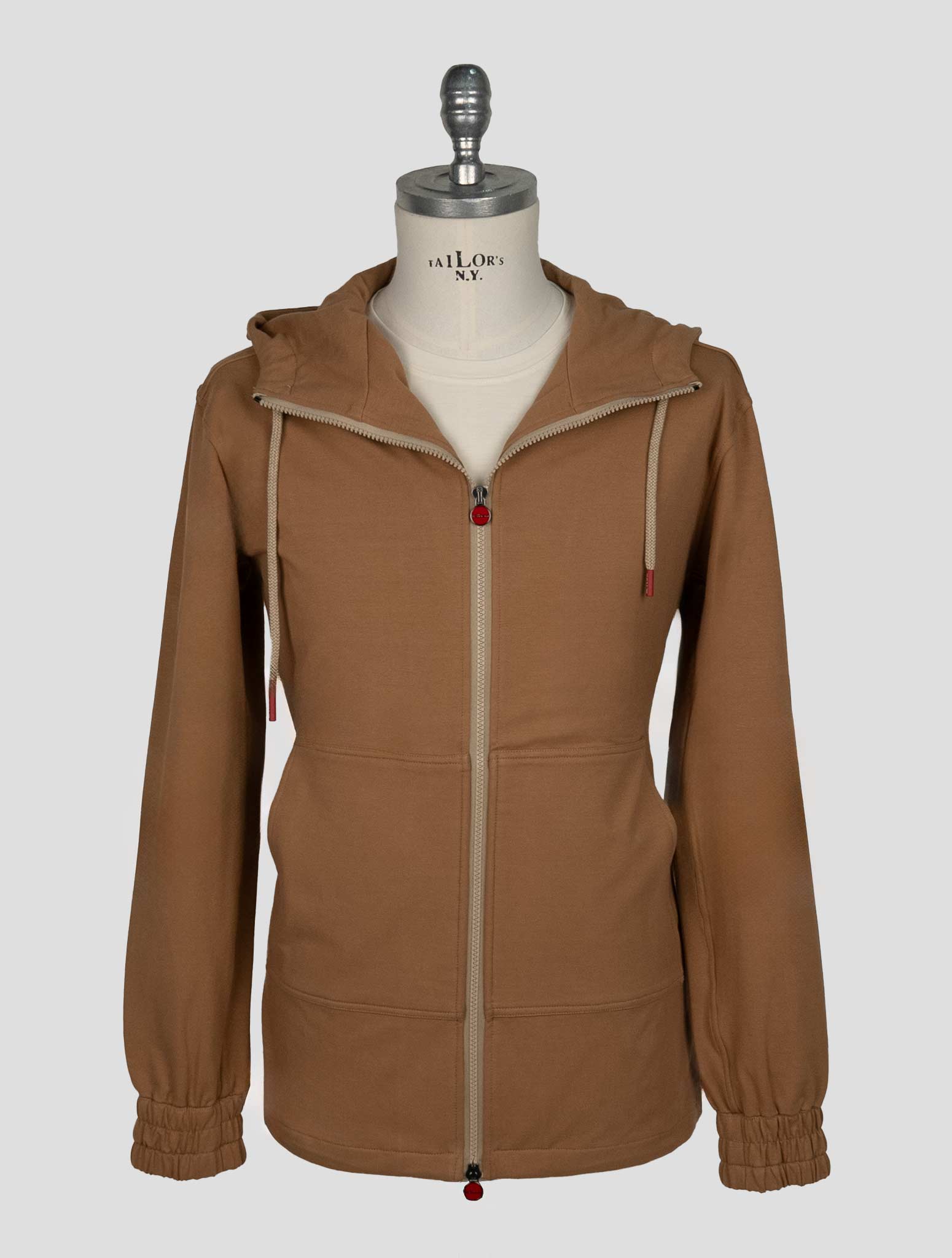 Kiton Brown Cotton Ea Umbi Shirt
