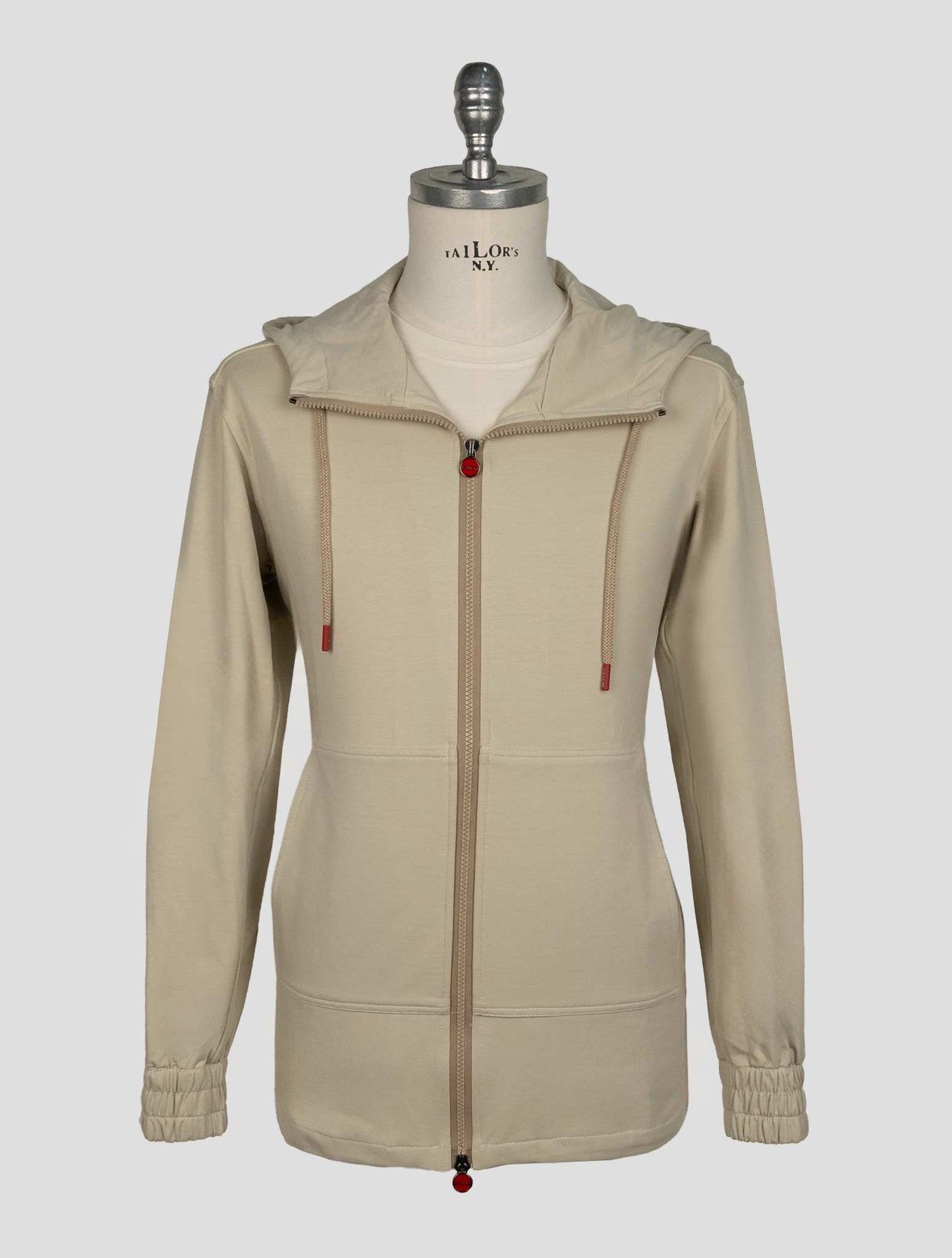 Kiton Beige Cotton Ea Umbi Shirt
