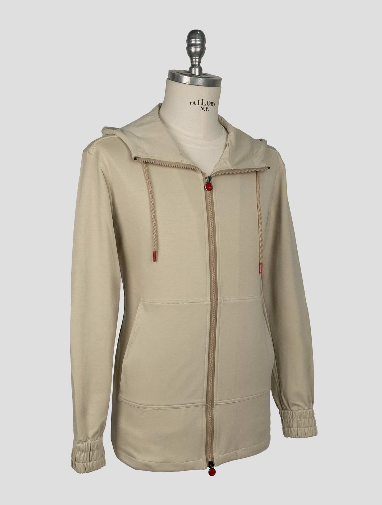 Kiton Beige Cotton Ea Umbi Shirt