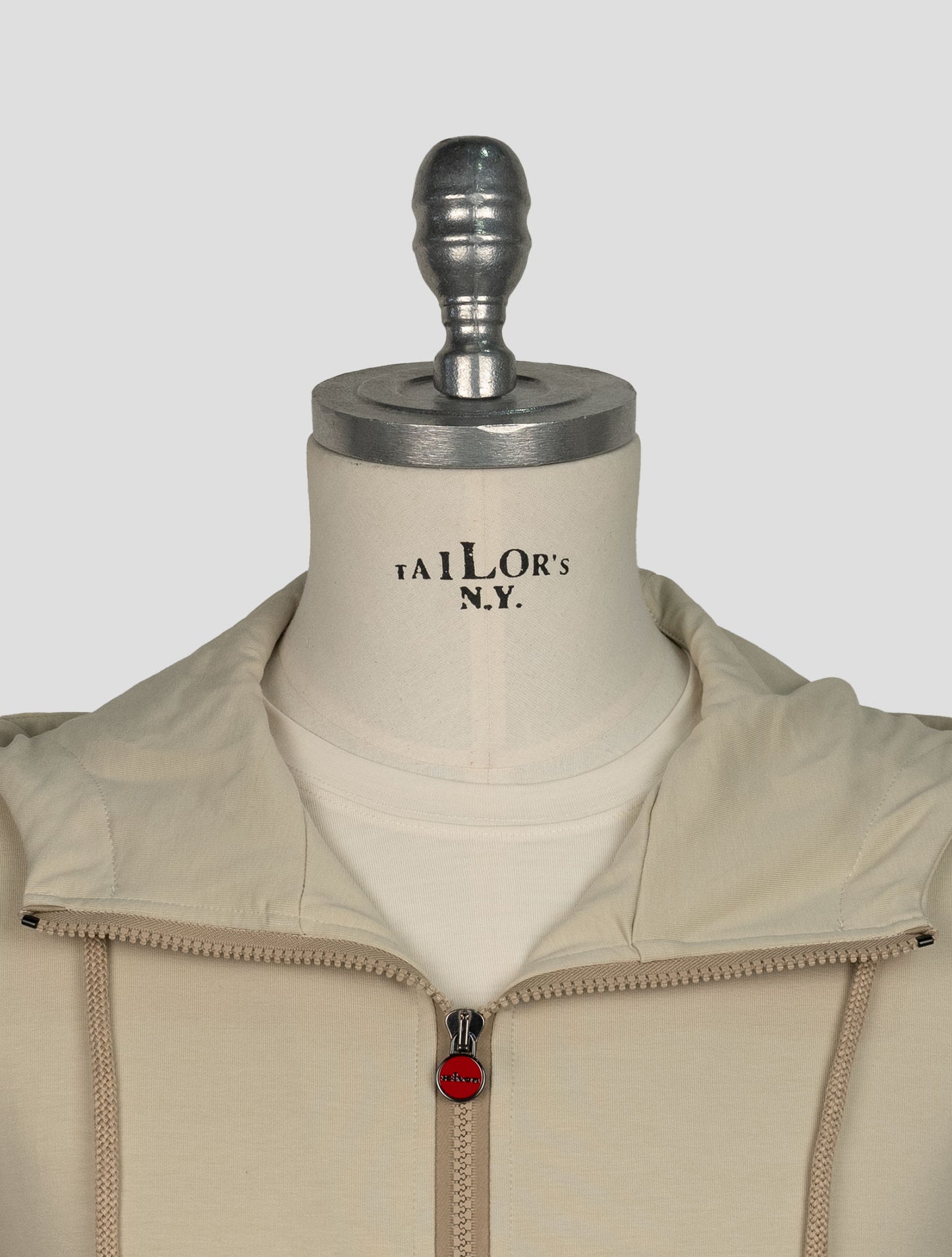 Kiton Beige Cotton Ea Umbi Shirt