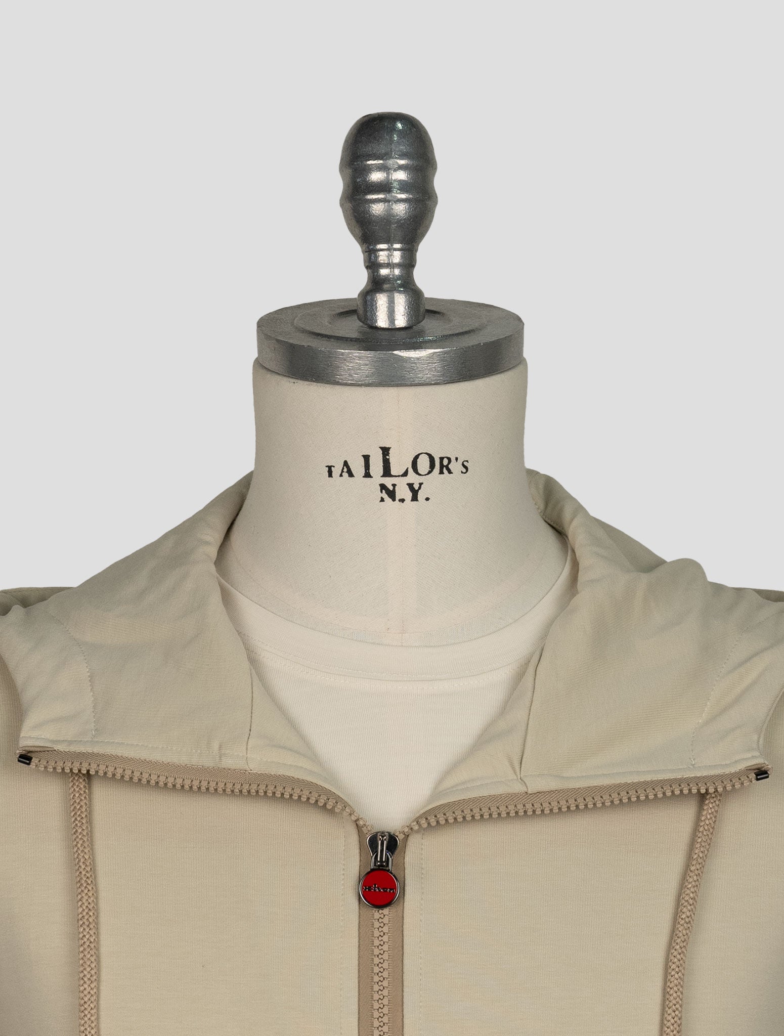 Kiton Beige Cotton Ea Umbi Shirt