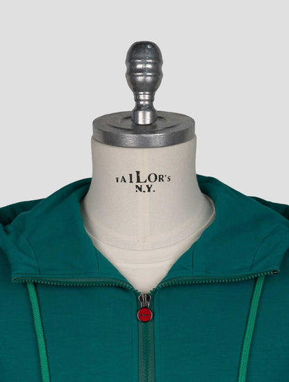 Kiton Green Cotton Ea Umbi Shirt