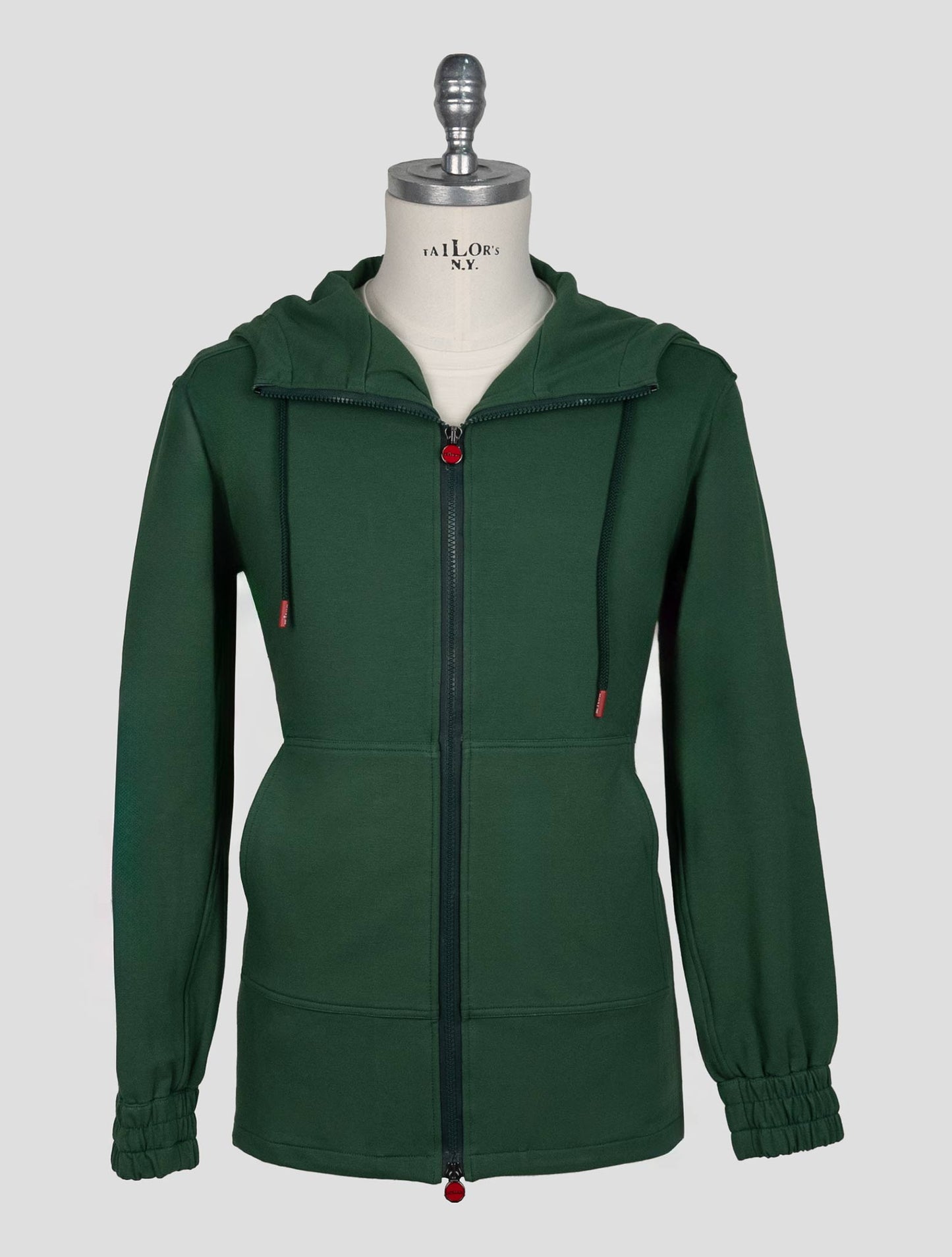Kiton Dark Green Cotton Ea Umbi Shirt