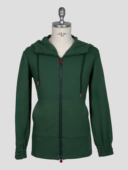 Kiton Dark Green Cotton Ea Umbi Shirt