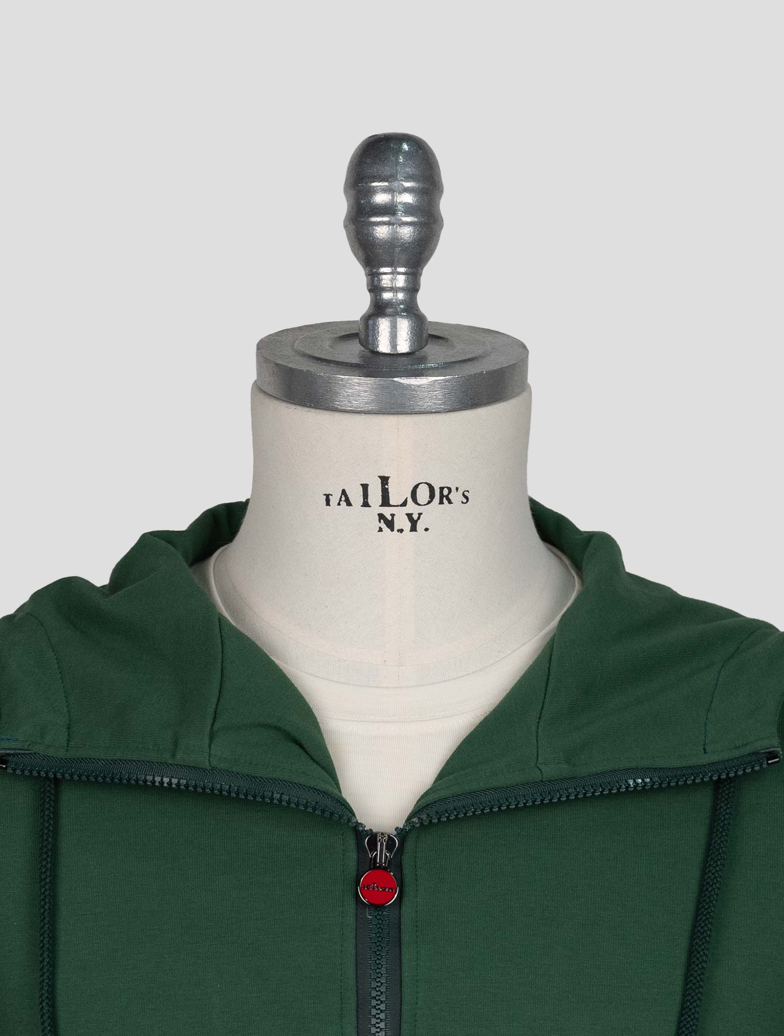 Kiton Dark Green Cotton Ea Umbi Shirt
