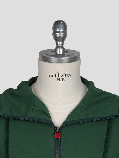 Kiton Dark Green Cotton Ea Umbi Shirt