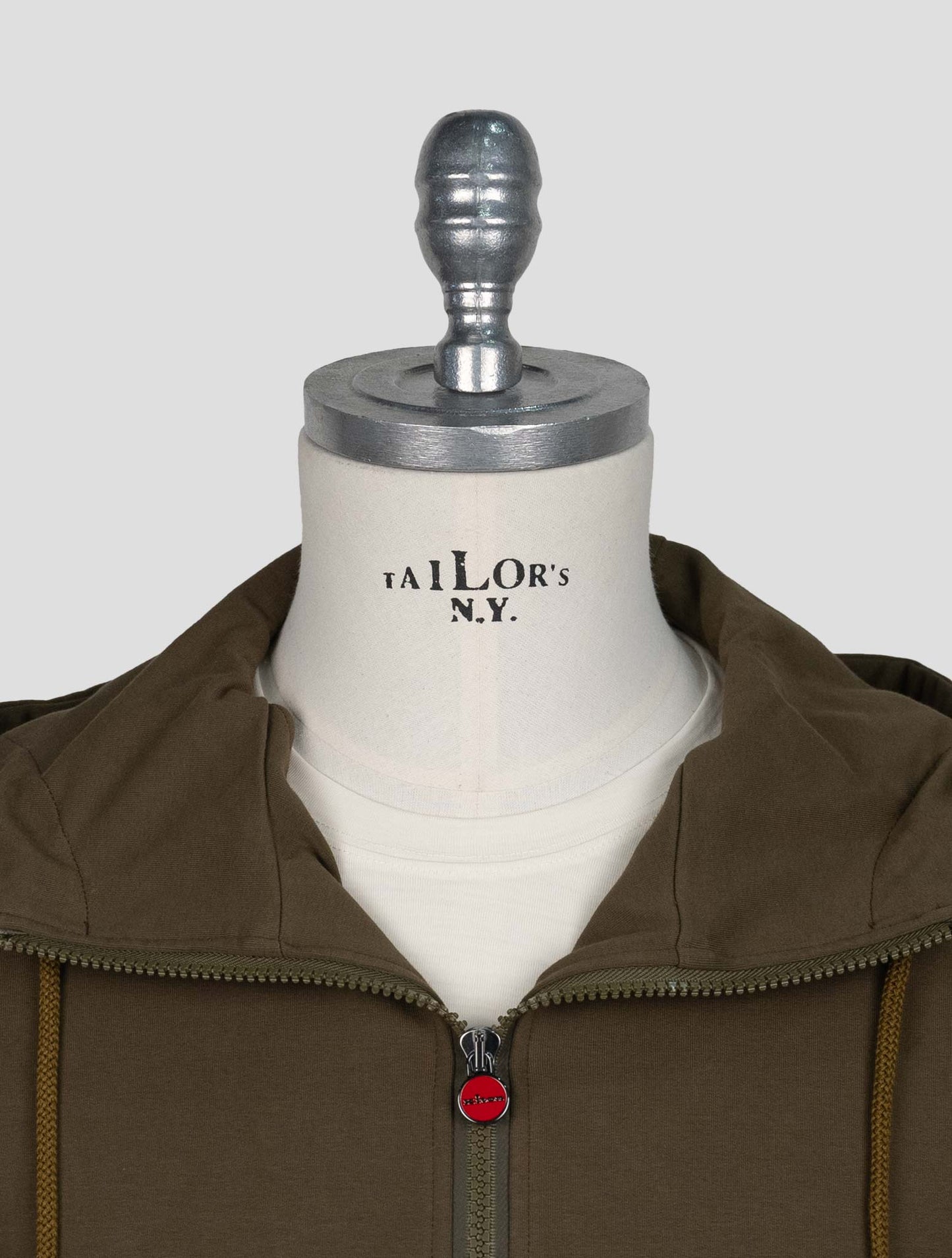 Kiton Brown Cotton Ea Umbi Shirt