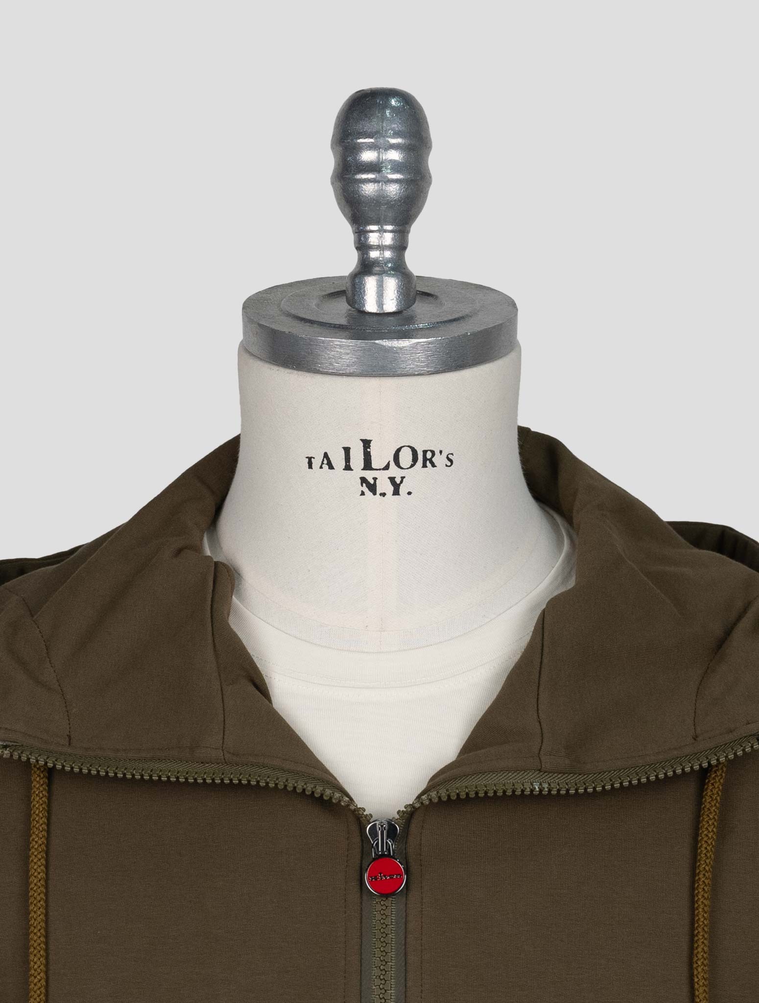 Kiton Brown Cotton Ea Umbi Shirt