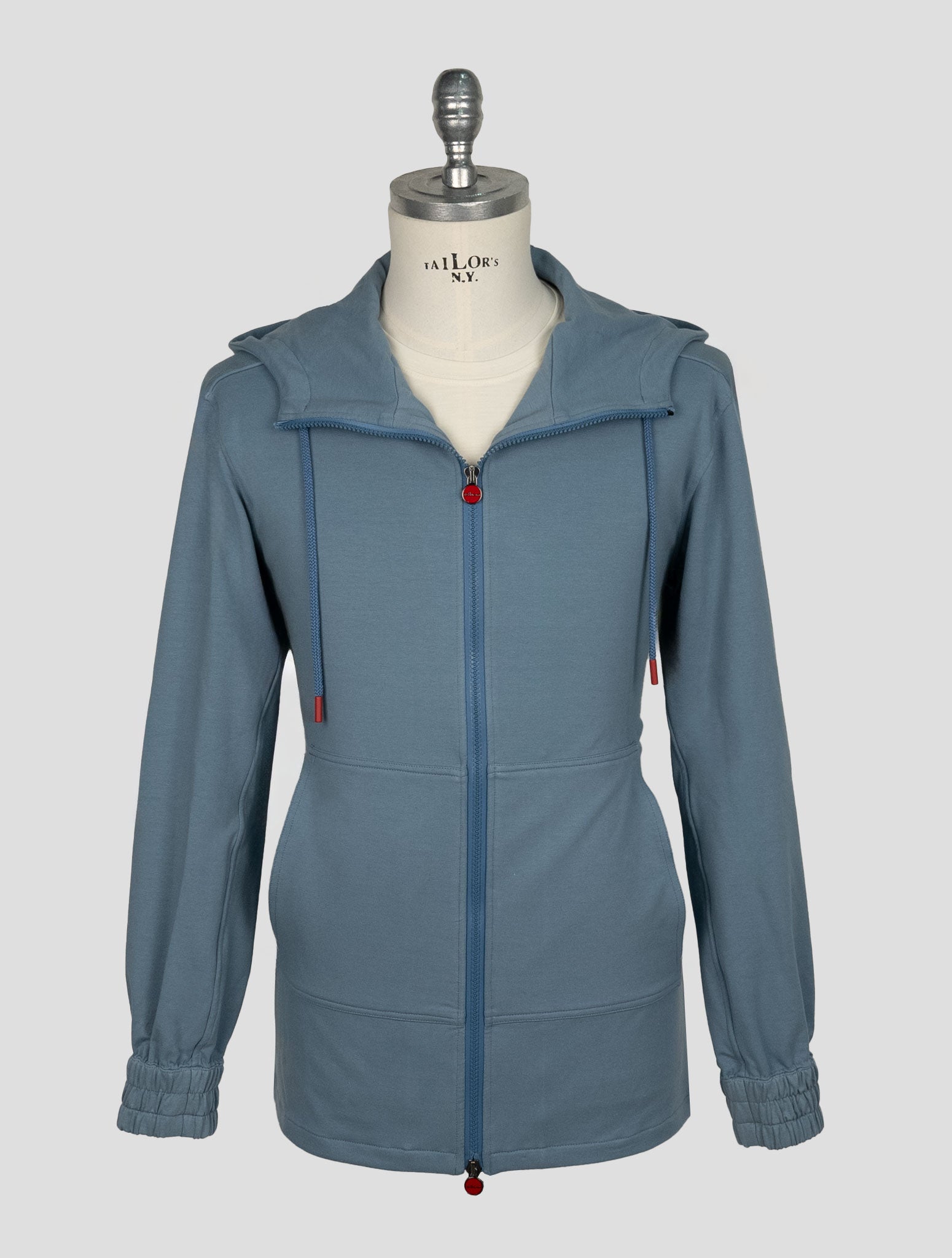 Kiton Light Blue Cotton Ea Umbi Shirt