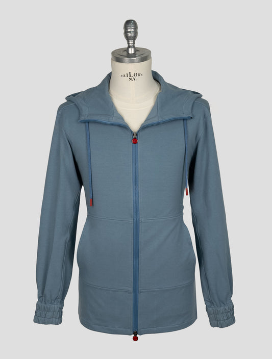 Kiton Light Blue Cotton Ea Umbi Shirt