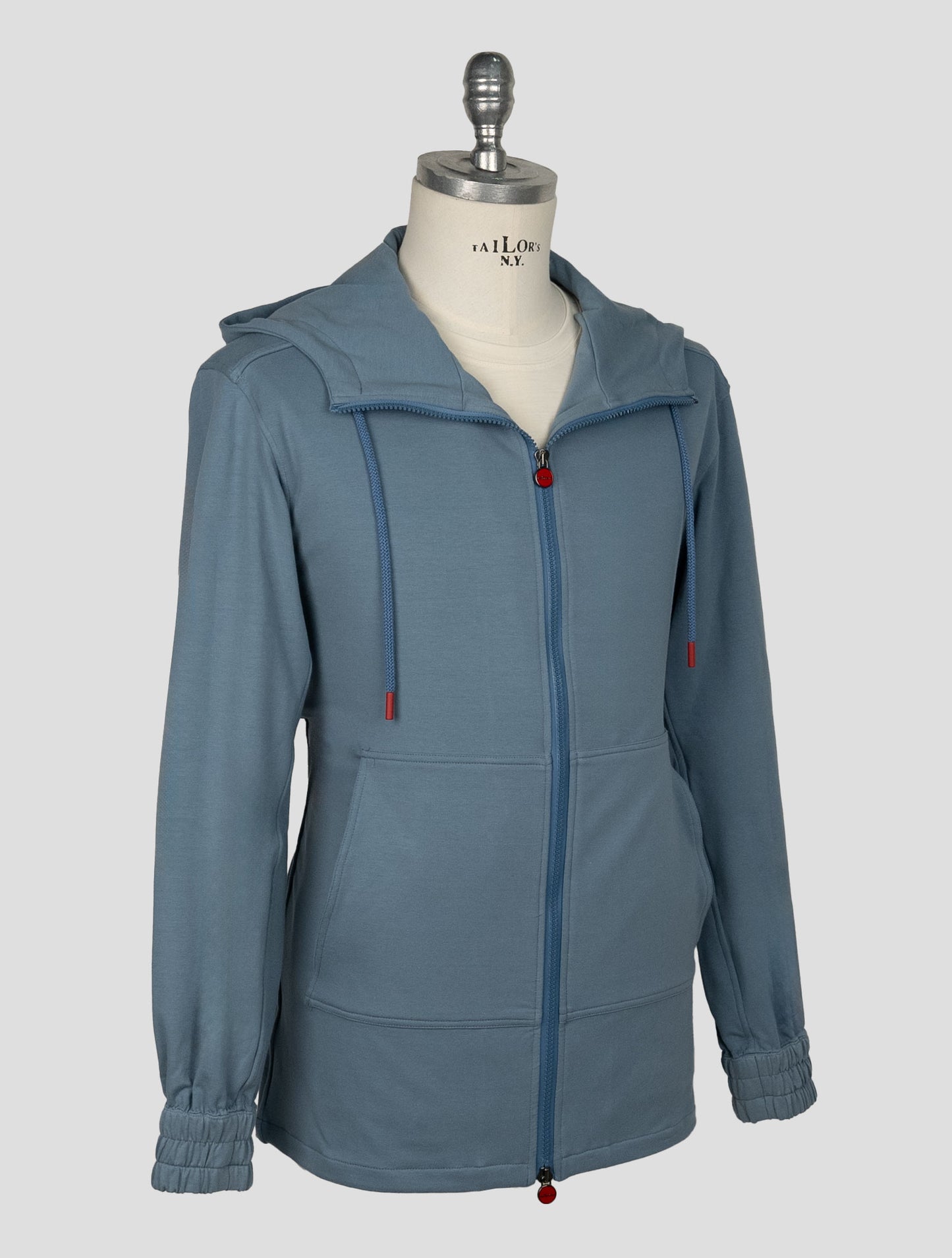 Kiton Light Blue Cotton Ea Umbi Shirt