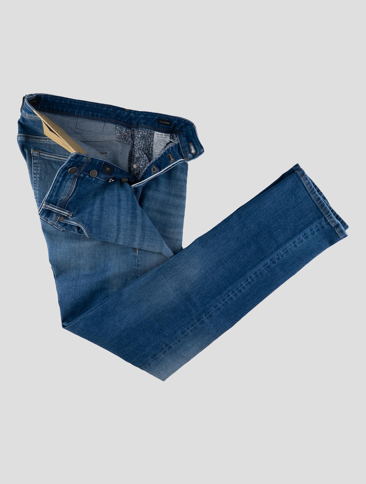 Incotex Blue Cotton Els Ea Jeans