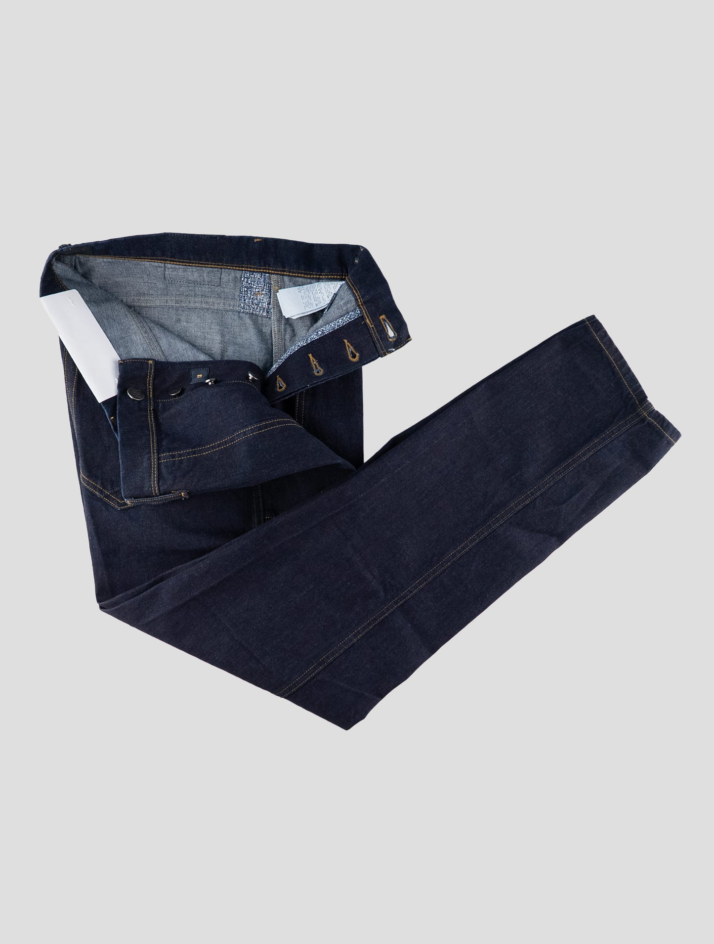 Incotex Blue Cotton Pants Mod. Jeans