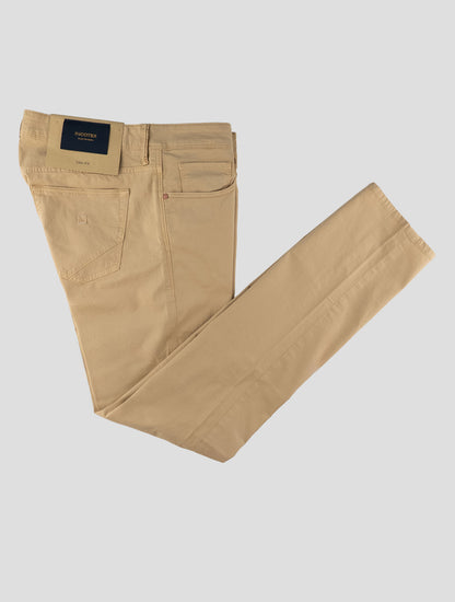 Incotex Beige Cotton Ea Jeans