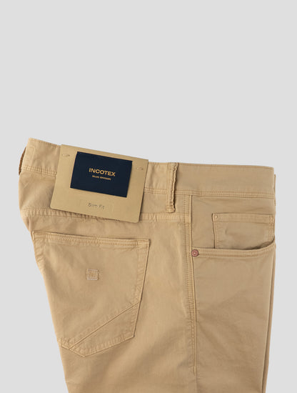 Incotex Beige Cotton Ea Jeans