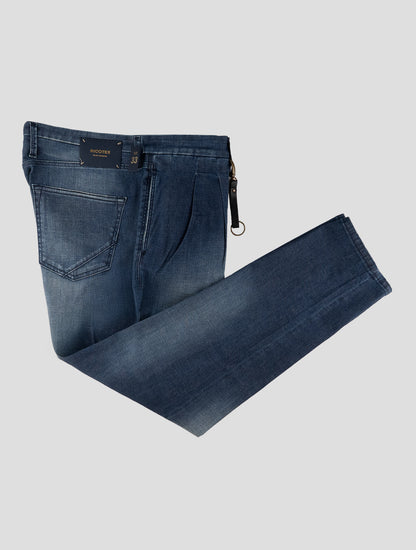 Incotex Blue Cotton Ea Pants Mod. Jeans