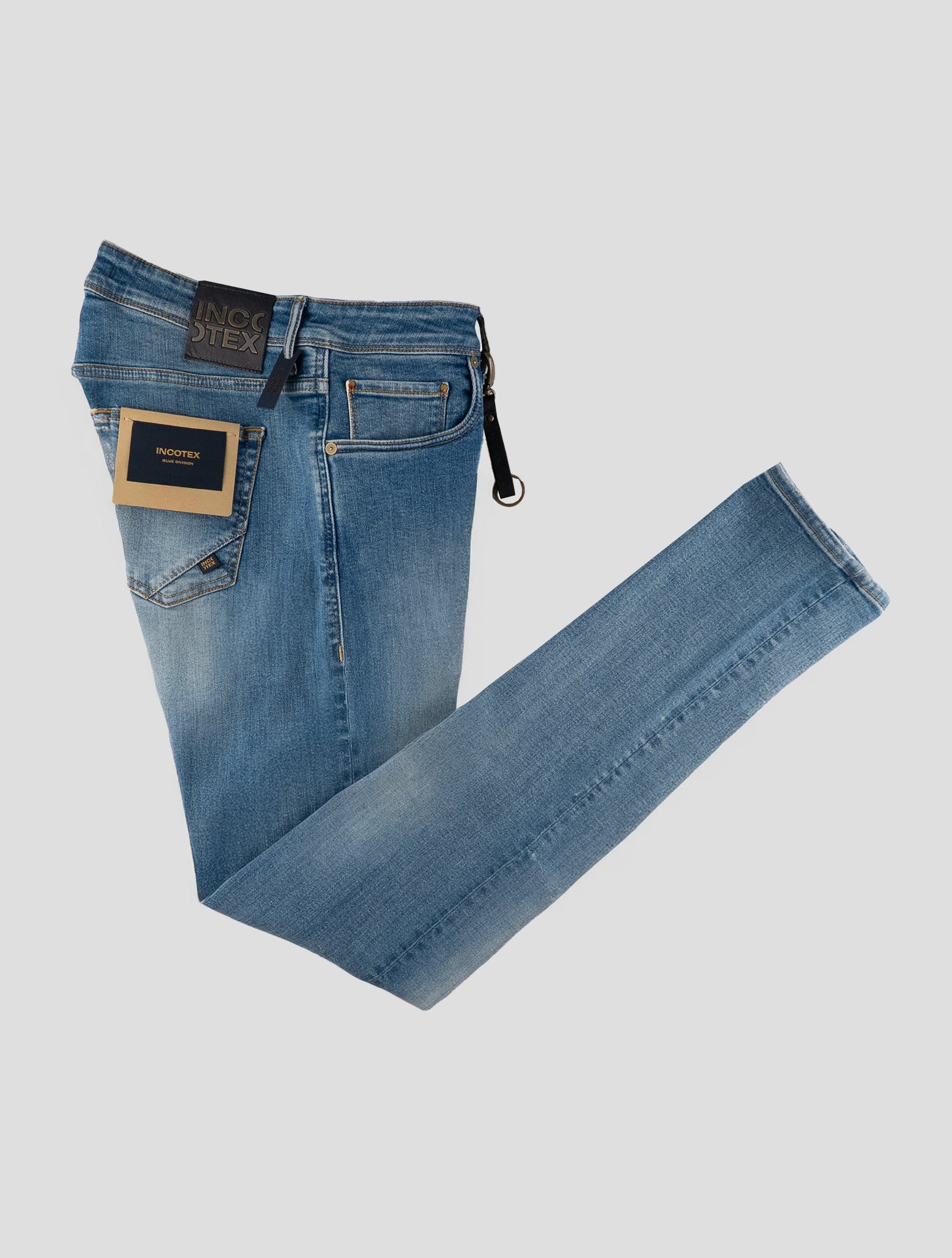 Incotex Light Blue Cotton Ea Jeans