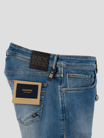 Incotex Light Blue Cotton Ea Jeans