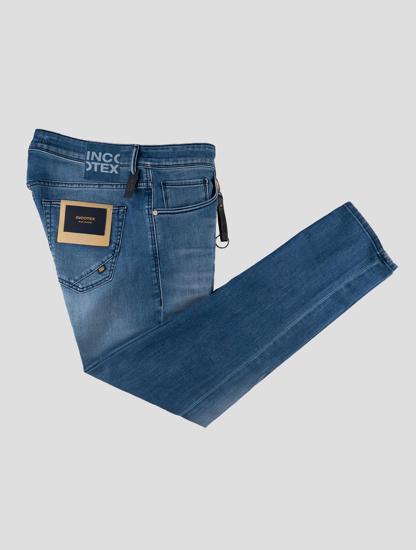 Incotex Light Blue Cotton Ea Jeans