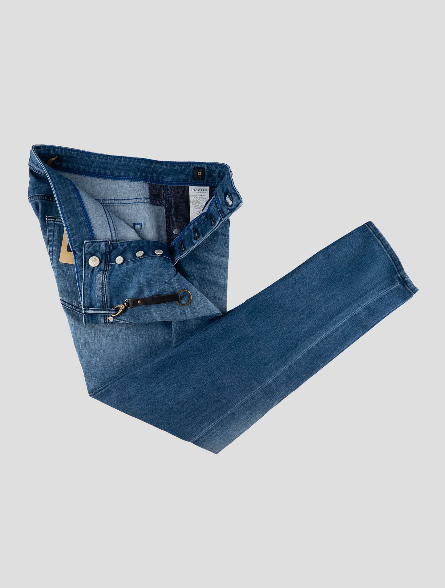 Incotex Light Blue Cotton Ea Jeans