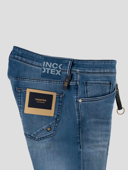 Incotex Light Blue Cotton Ea Jeans