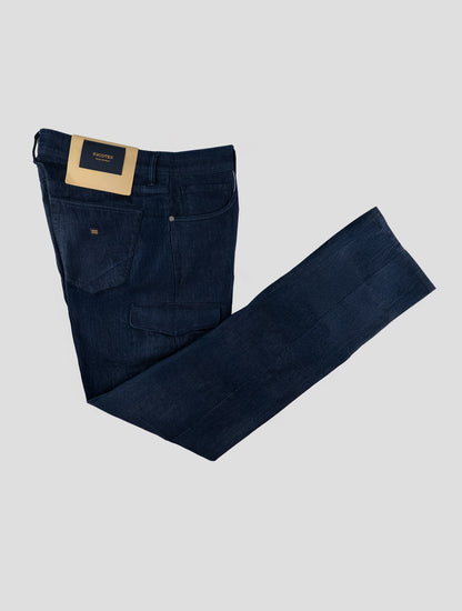 Incotex Blue Cotton Viscose Pl Ea Jeans