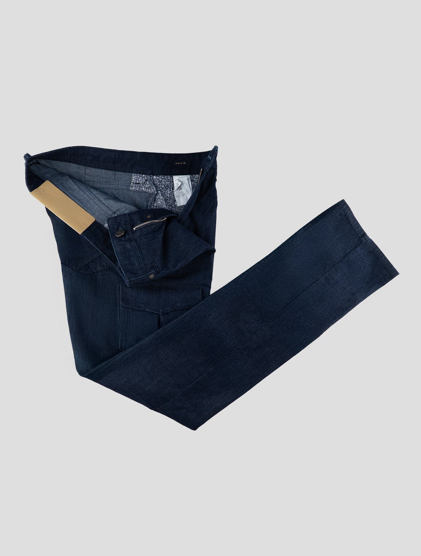 Incotex Blue Cotton Viscose Pl Ea Jeans