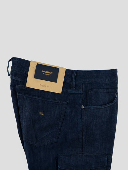 Incotex Blue Cotton Viscose Pl Ea Jeans