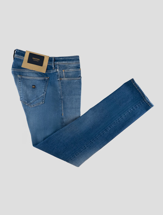 Incotex Blue Cotton Els Ea Jeans