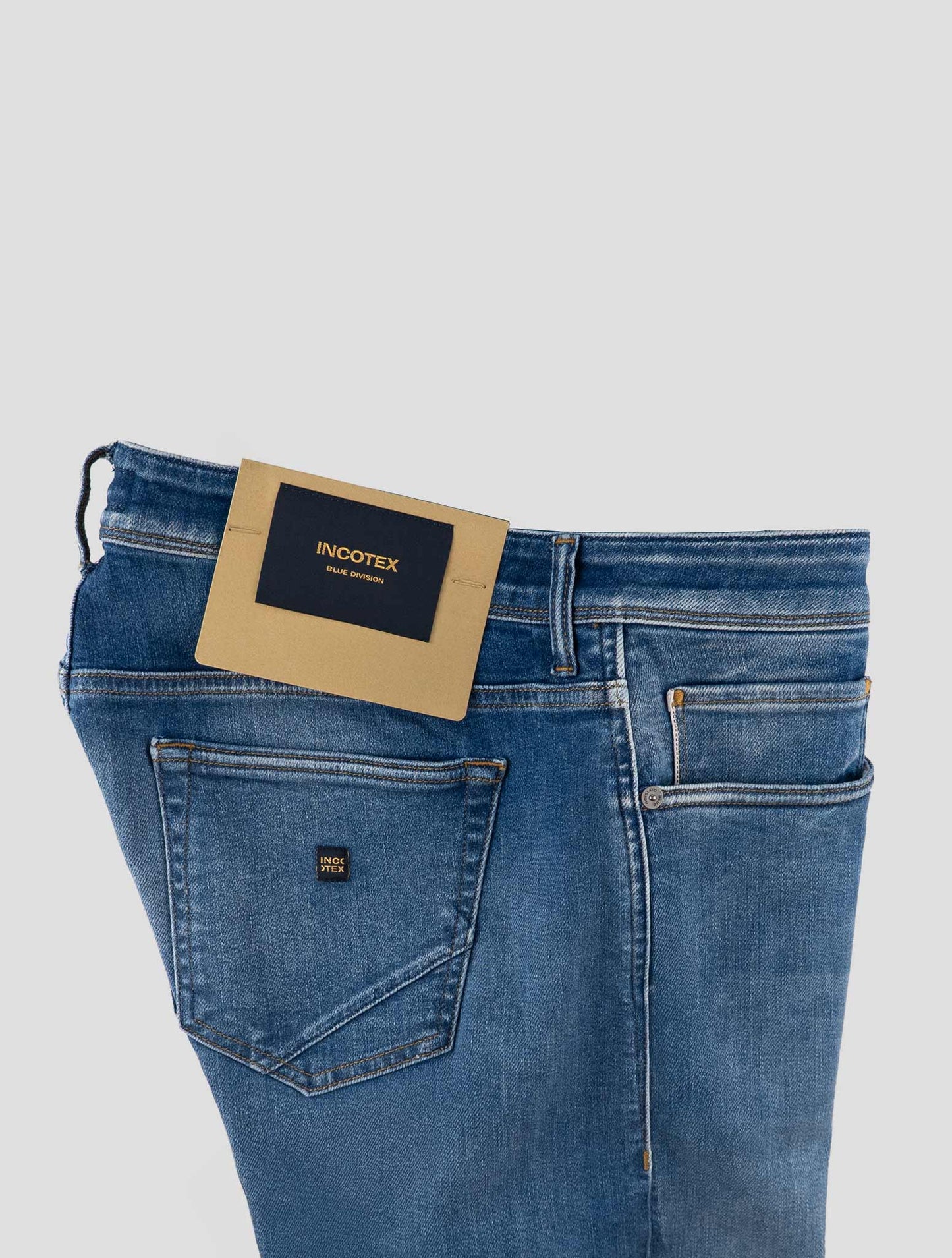Incotex Blue Cotton Els Ea Jeans