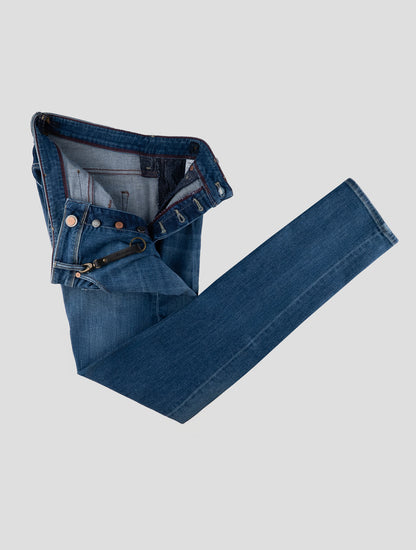Incotex Blue Cotton Els Ea Jeans