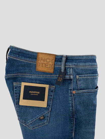Incotex Blue Cotton Els Ea Jeans