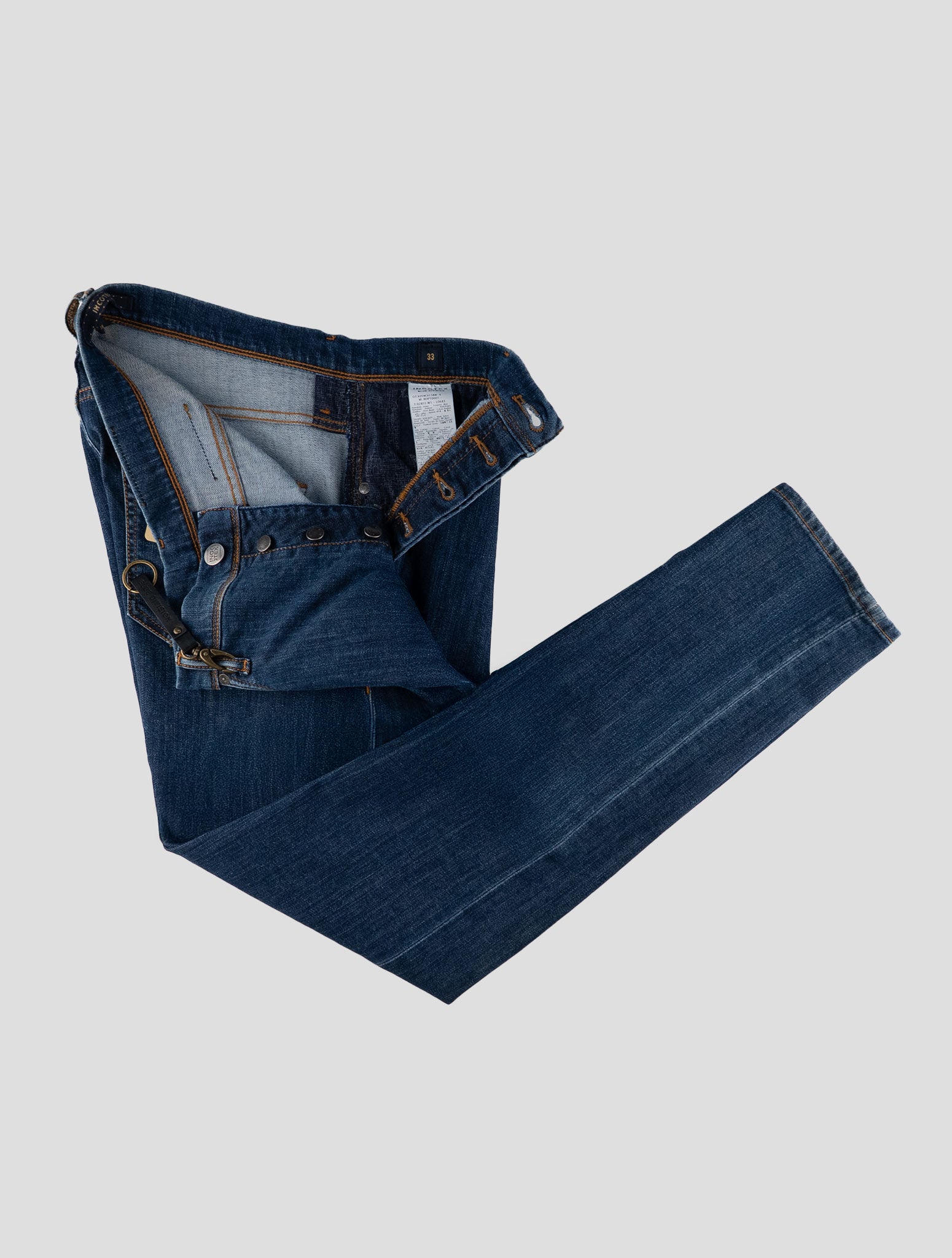 Incotex Blue Cotton Pl Ea Jeans