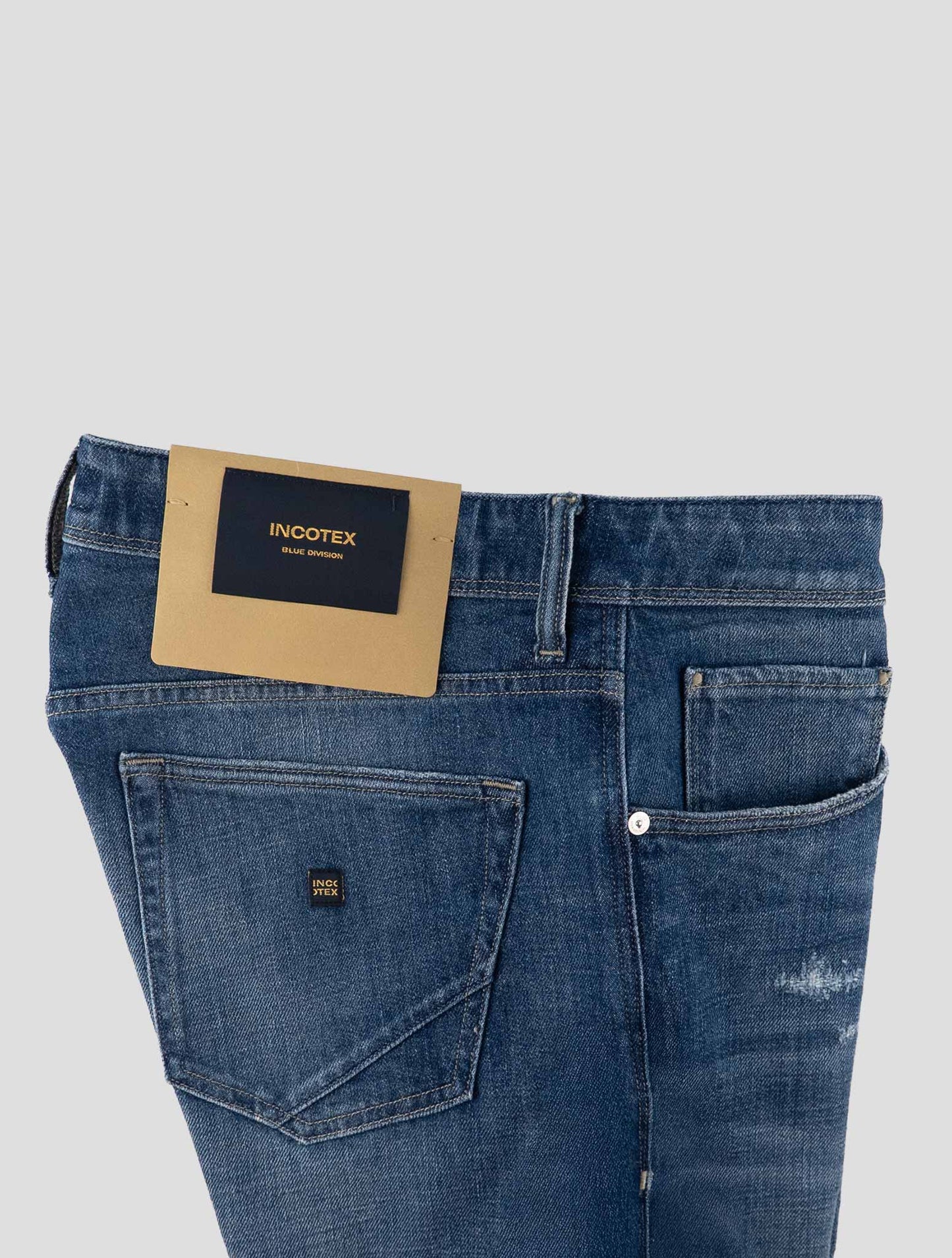 Incotex Blue Cotton Ea Jeans