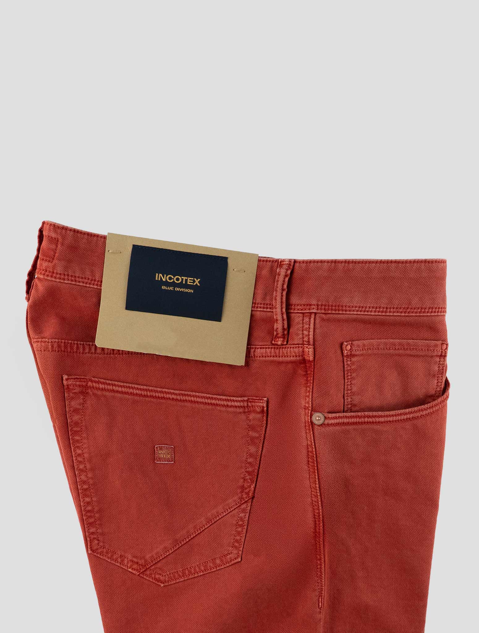 Incotex Red Cotton Ea Jeans