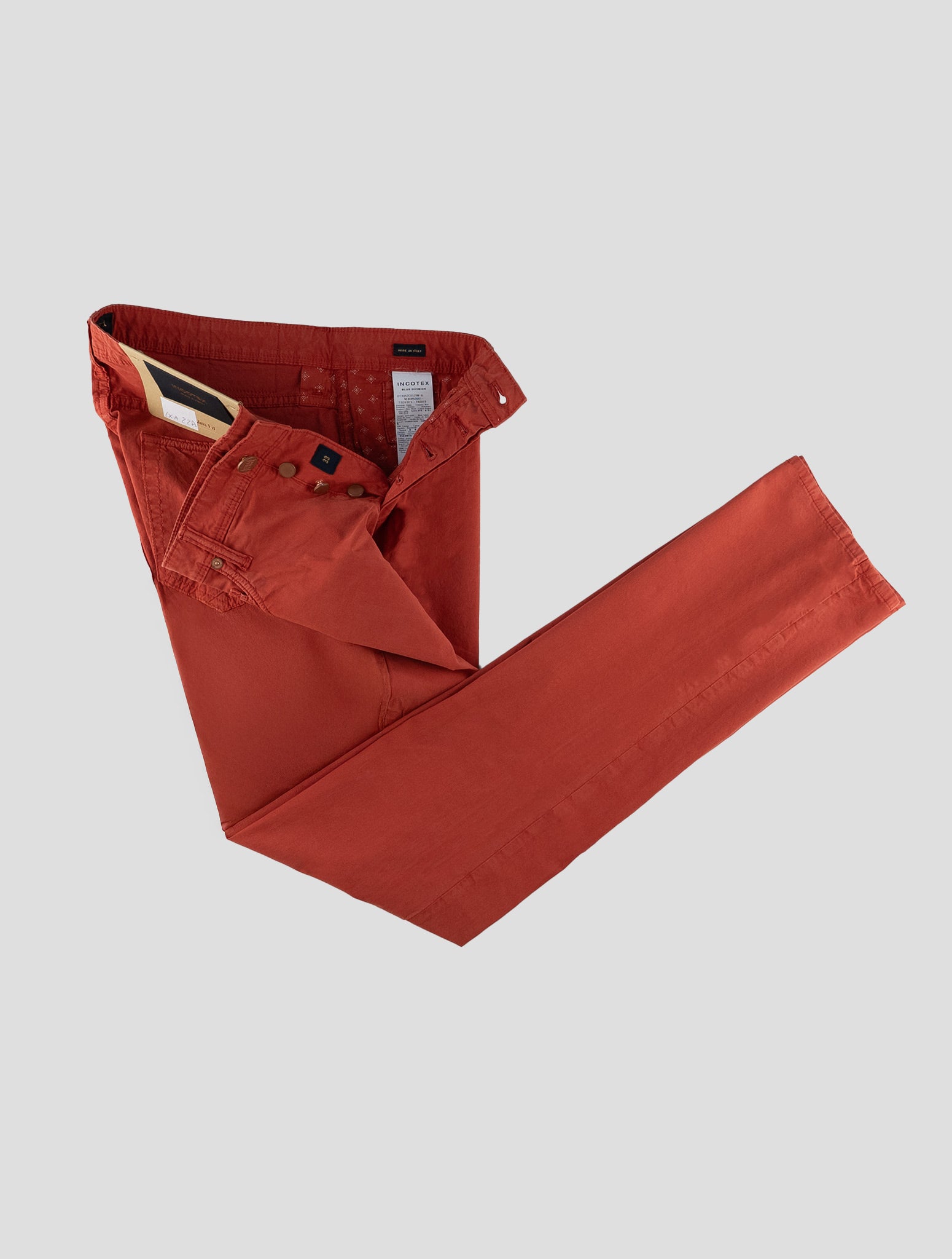 Incotex Red Cotton Ea Jeans
