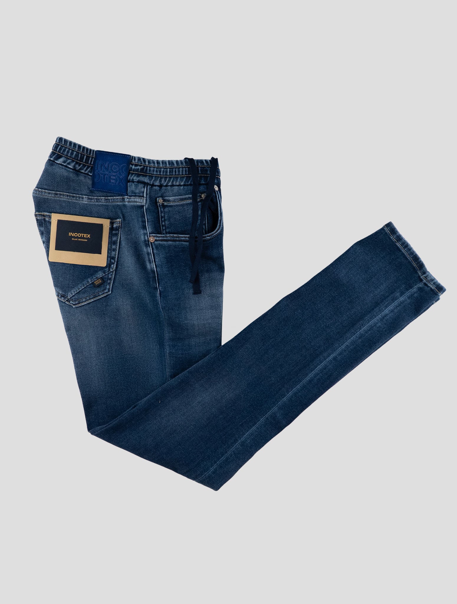 Incotex Blue Cotton Pl Ea Jeans