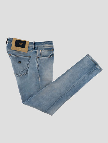 Incotex Light Blue Cotton Els Ea Jeans