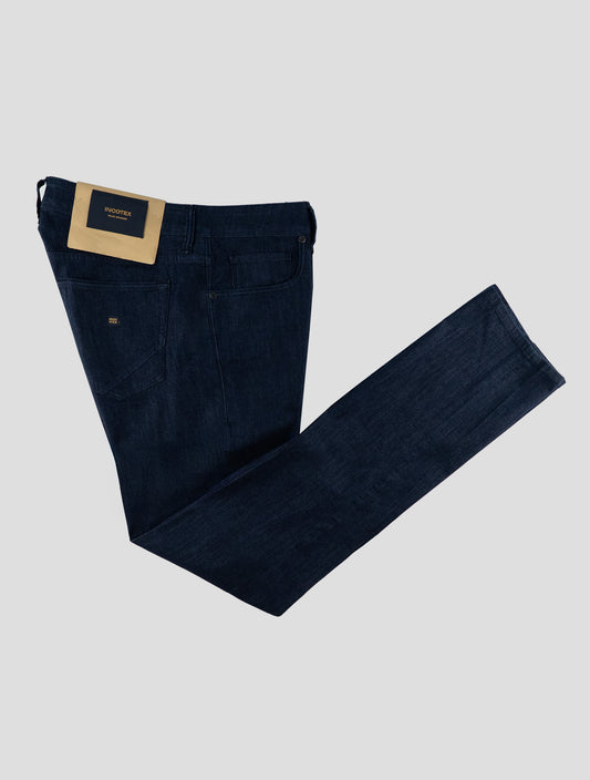 Incotex Blue Cotton Viscose Pl Ea Jeans