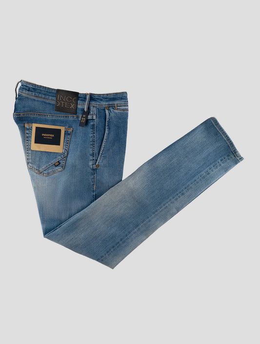 Incotex Blue Cotton Els Ea Jeans