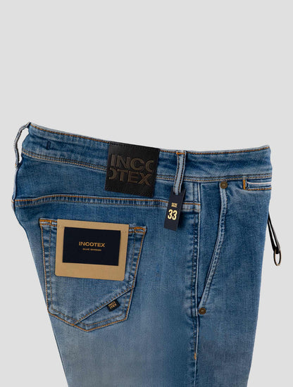 Incotex Blue Cotton Els Ea Jeans
