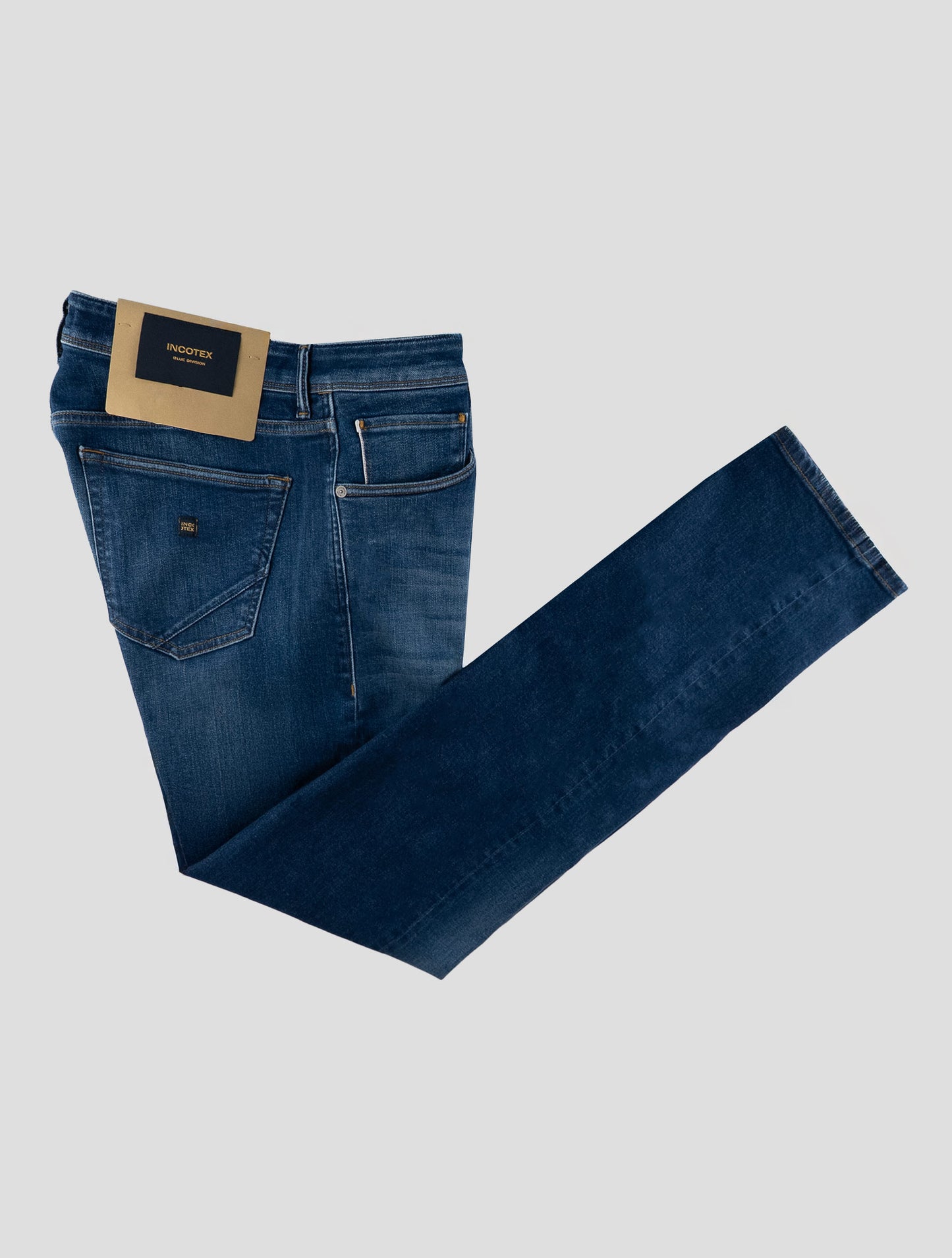 Incotex Blue Cotton Els Ea Jeans