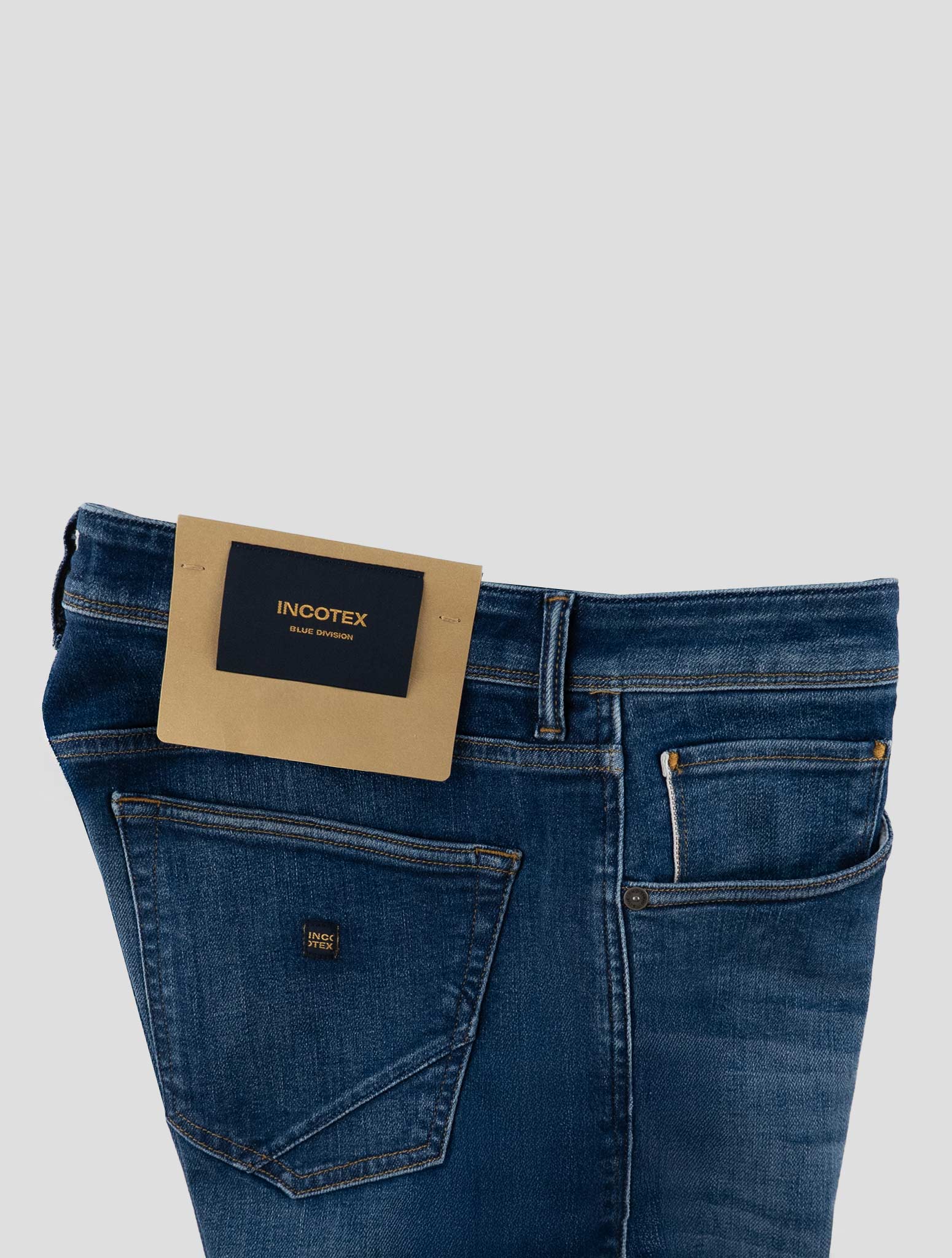 Incotex Blue Cotton Els Ea Jeans