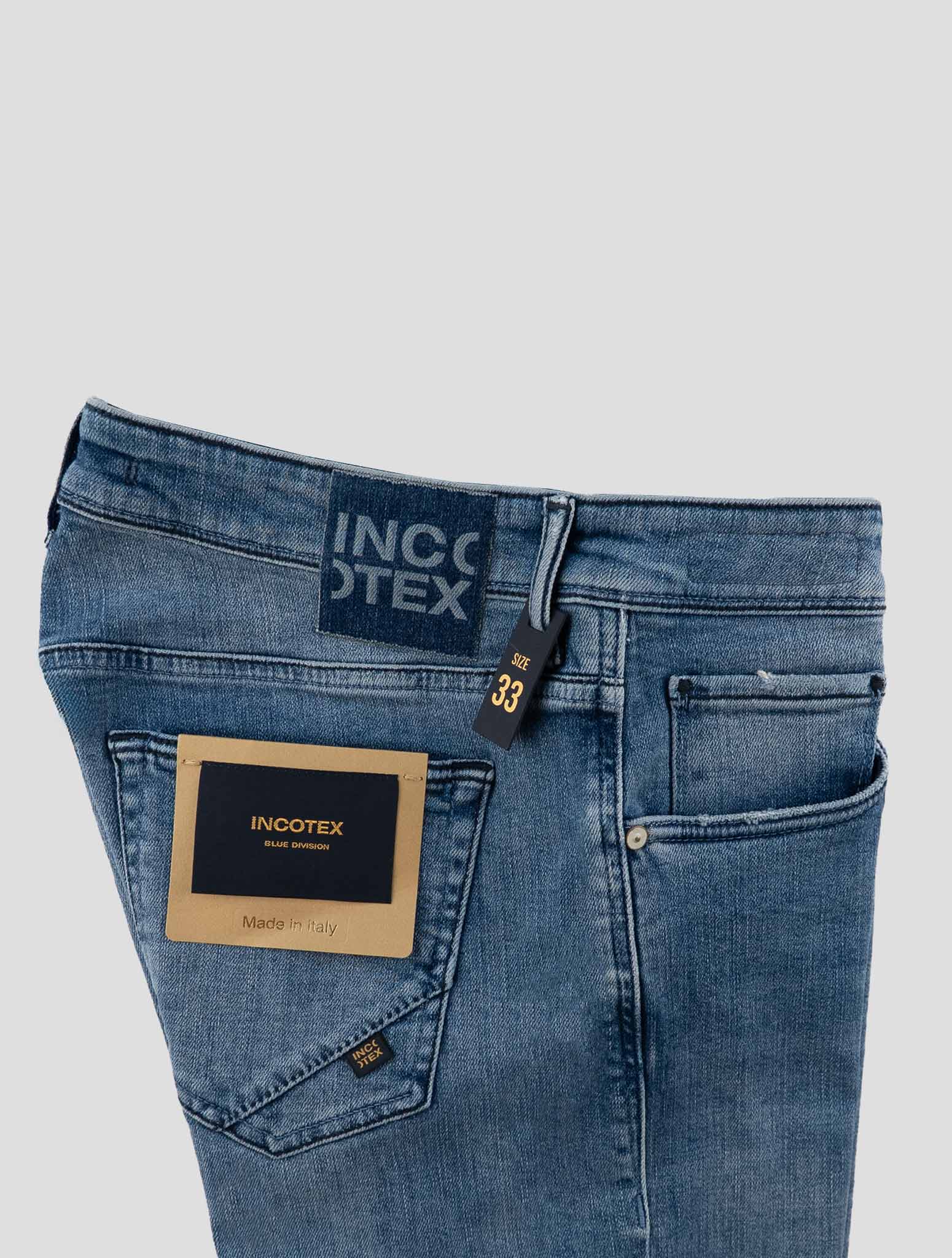 Incotex Blue Cotton Ea Jeans