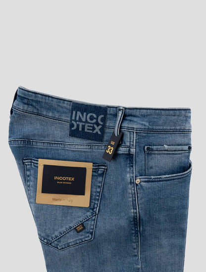 Incotex Blue Cotton Ea Jeans