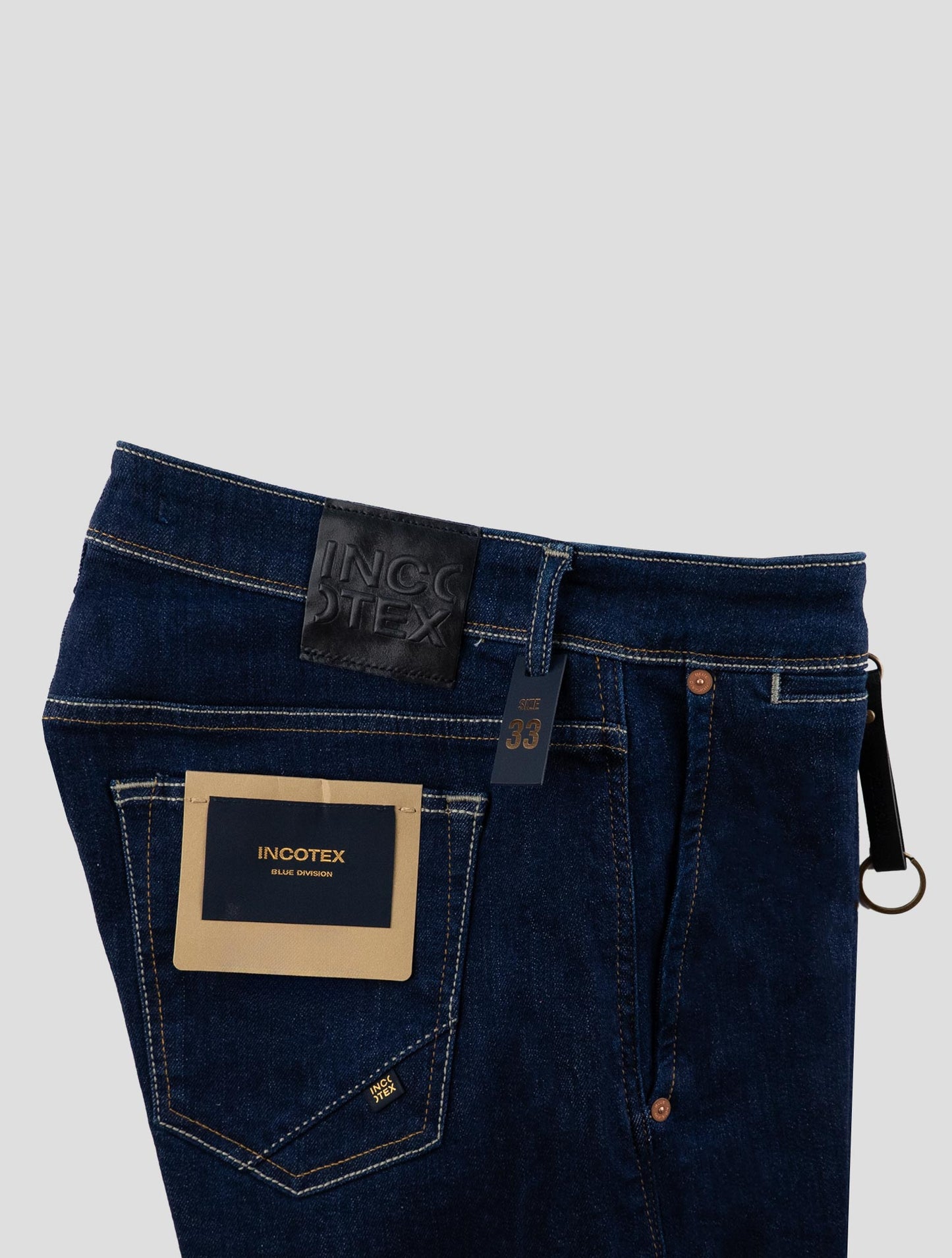 Incotex Blue Cotton Els Ea Jeans