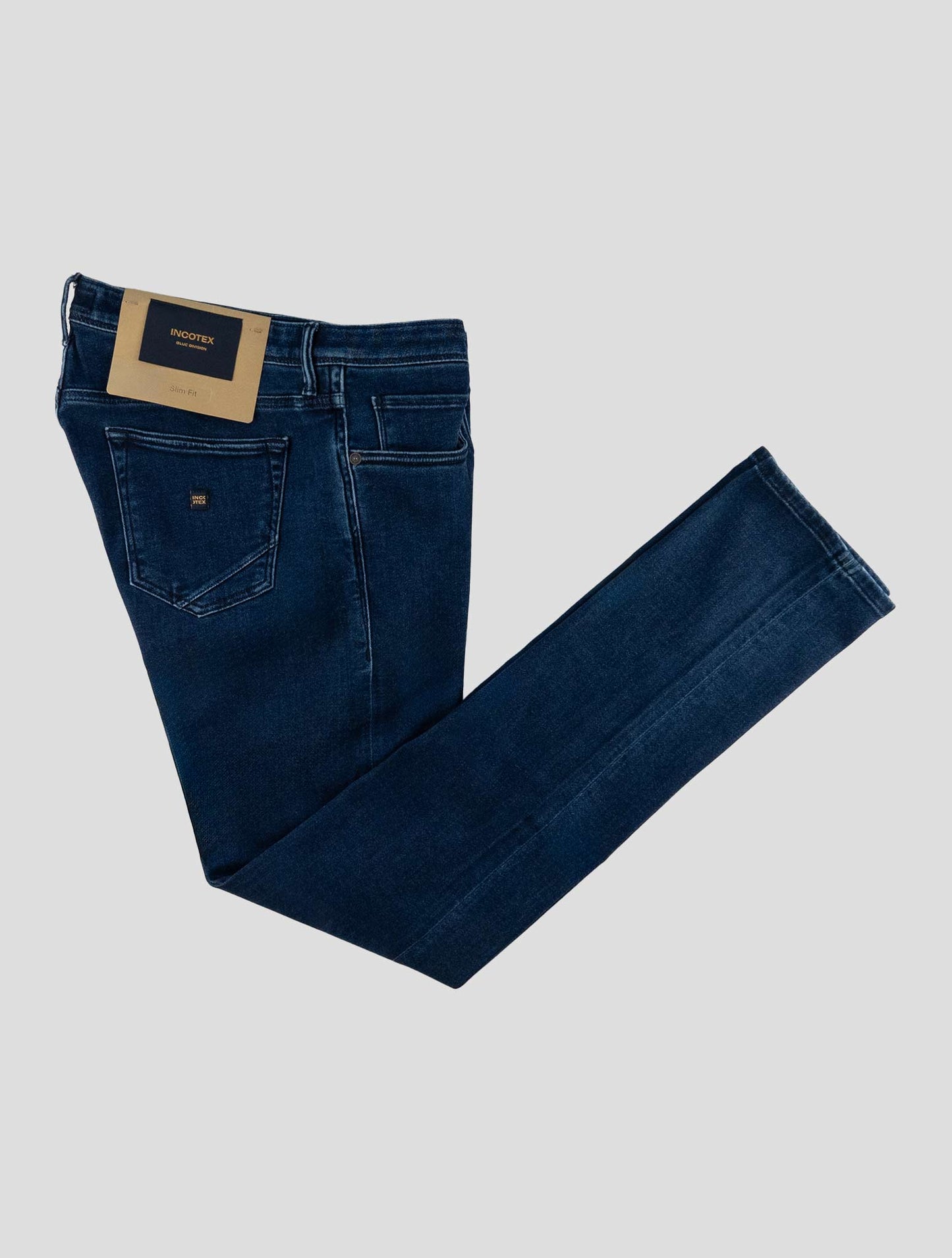 Incotex Blue Cotton Pl Ea Jeans