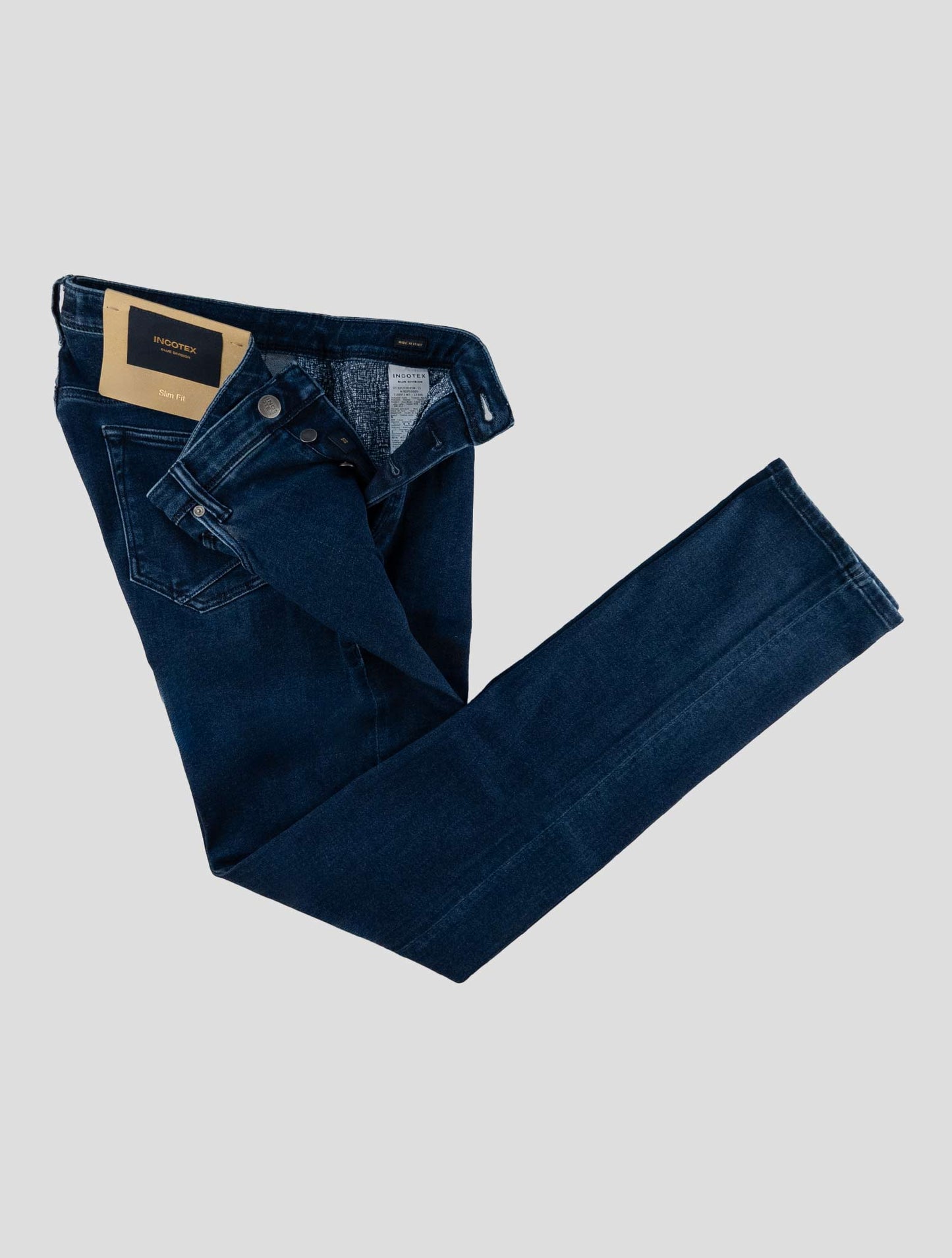 Incotex Blue Cotton Pl Ea Jeans
