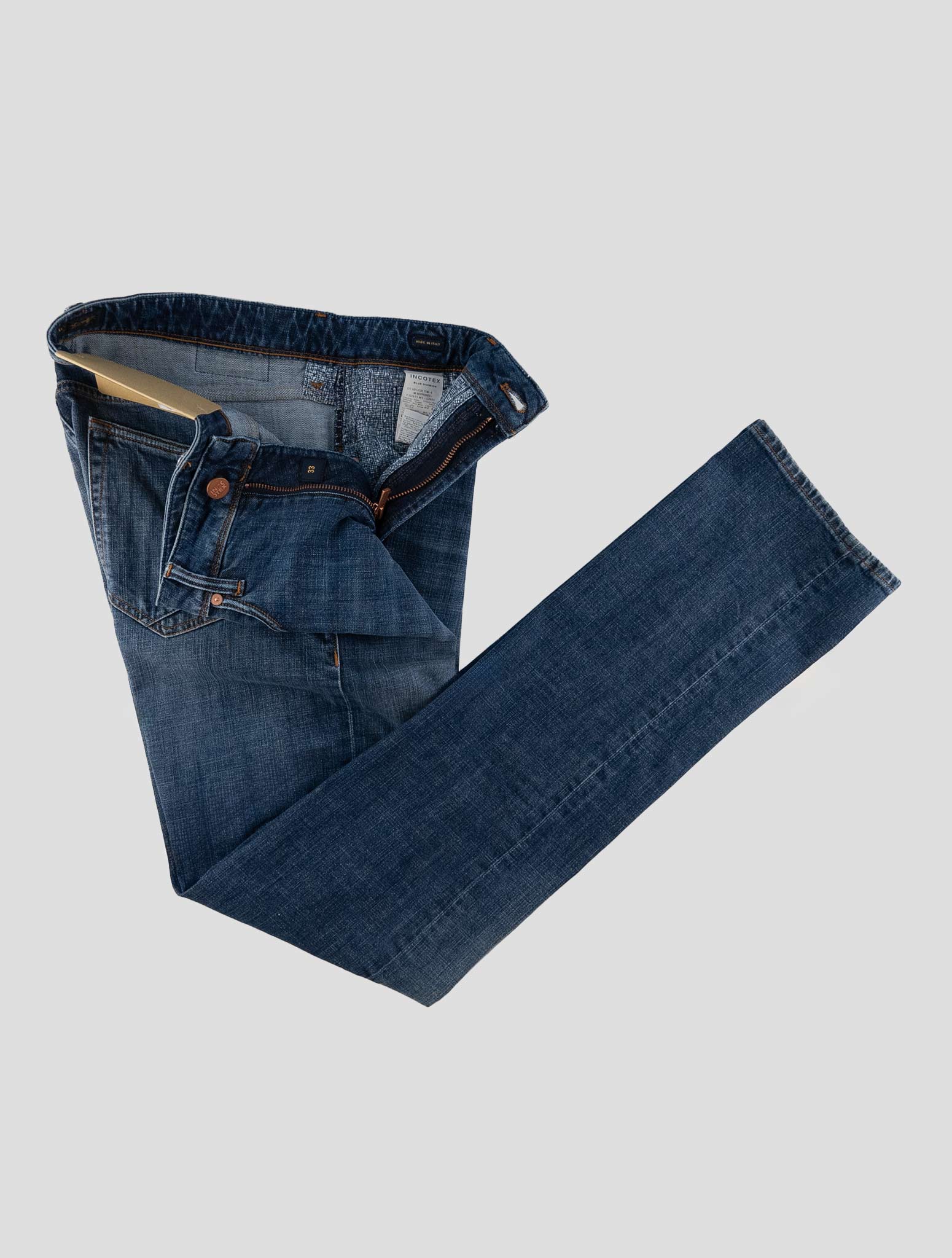 Incotex Blue Cotton Ea Jeans