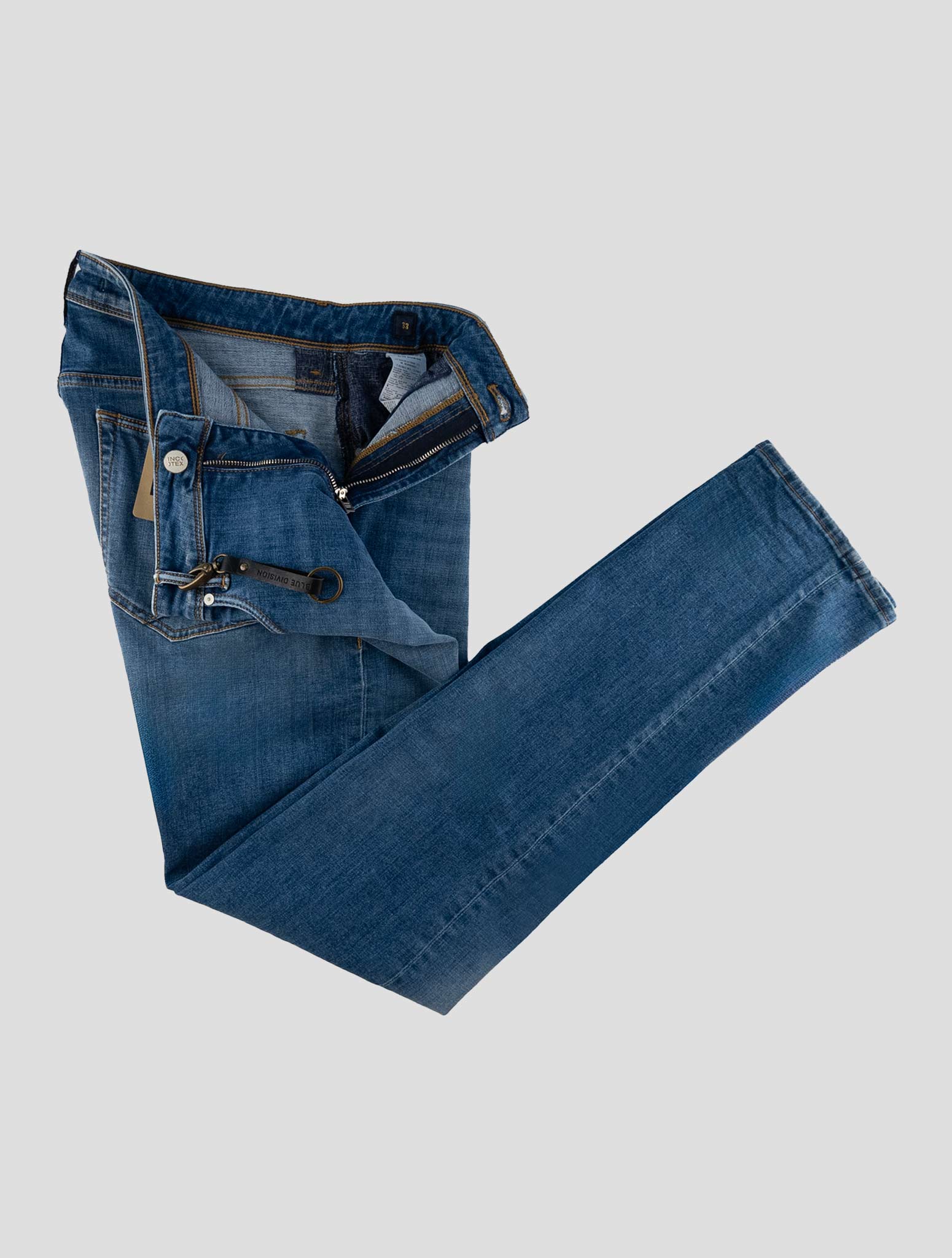Incotex Blue Cotton Ea Jeans